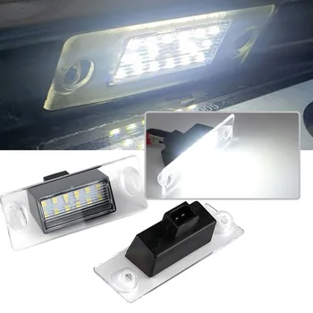 1 Çift LED plaka aydınlatma ışıkları Audi A3 A4 B5 96-01 S5 B5 S3 / Sportback 97-03 A4 / S4 Avant Numarası Plaka İşık Araba Parçaları
