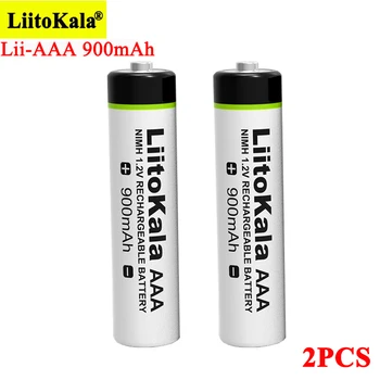 2-10 adet LiitoKala Orijinal AAA 900mAh NiMH Pil 1.2 V şarj edilebilir pil için El Feneri, Oyuncaklar, uzaktan kumanda