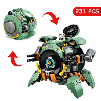 231 Adet Mecha Robot Hammond Hayvan Figürleri Şehir yıkım topu Oyunu Yapı Taşları Askeri Silah Tuğla çocuk oyuncakları Hediye