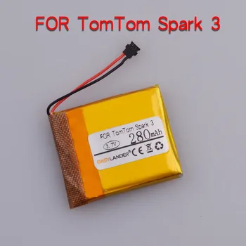 3.7 V 280mAh Şarj Edilebilir li-ion pil TomTom Spark 3 TomTom Spark Kardiyo II akıllı saat Yüksek Kaliteli Yedek
