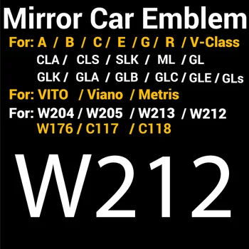 3D Ayna Logosu İzgaralar Ön Amblemi mercedes W205 W212 W213 W204 Amblemi W176 W177 ML W166 W205 CLA C117 A B C E G GLC GLE
