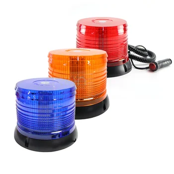 40 LED Araç Kamyon Çatı çakarlı lamba Uyarı Sinyal Lambası Yanıp Sönen Acil Durum Işığı Traktör Römork Tekne için 7 Modları Mavi Kırmızı Amber