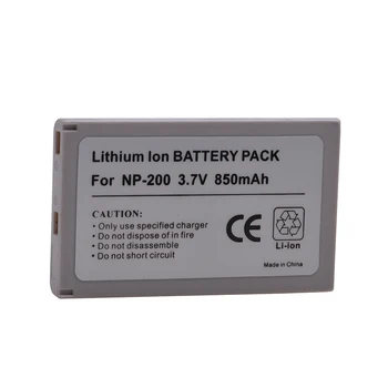 850mAh NP - 200 Li-İon Bateria NP 200 NP200 Kamera Pil için KonicaMinolta DiMAGE Xg X Xı Xt Bız X20 X21 Dijital Parçalar