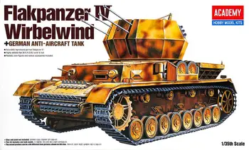 Akademi AC13236 1/35 lakpanzer Ⅳ Wirbelwind + ALMAN UÇAKSAVAR TAN model seti