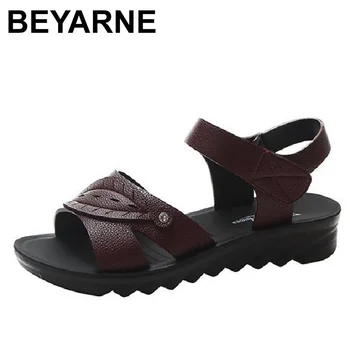 BEYARNEWomen Flats Kadın loafer ayakkabılar Yumuşak Kadın Flats Ayakkabı Bayanlar Ayakkabı Kadın yumuşak taban Moda Flats sandalet