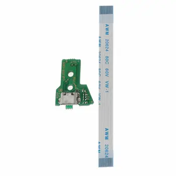 Değiştirin USB şarj portu Kurulu JDS-055 PS4 Denetleyici 12Pin Flex Kablo