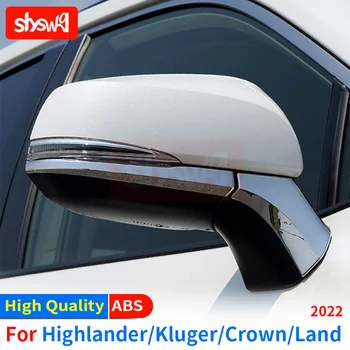 Dikiz aynası Trim Şerit Aksesuarları Highlander Kluger için Taç Land Modifiye Dikiz Kapağı Çıkartmalar 2022 ABS Araba Styling