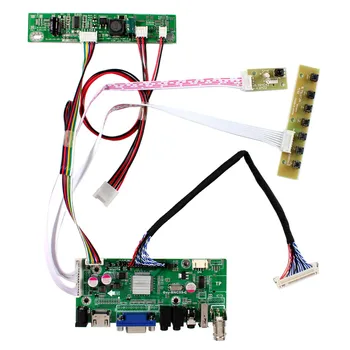 HD MI + VGA + AV + USB LCD Denetleyici Kurulu VS-V59AV-V1 çalışma için 21.5 inç 1920x1080 LCD Ekran