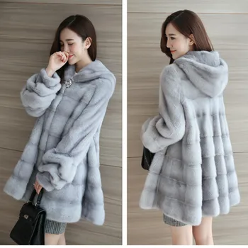 Kadınlar gerçek vizon palto kadın vizon kürk ceket hakiki uzun kürk ceket bayanlar kış giysileri büyük boy 6xl 5xl 7xl doğal kürk mantolar