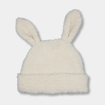 Kadınlar için şapkalar Bere Tavşan Kadın Şapka Sevimli Tavşan Kulak Beyaz Siyah Peluş Kış bere şapka Süslemeleri Hediye 2021 Yeni запка мужская