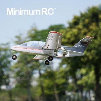 MinimumRC Fan-Jet 600 Jet 35mm EDF 360mm Kanat Açıklığı 3 Kanal Eğitmen Sabit kanatlı RC Uçak Açık Oyuncaklar Çocuklar Çocuklar İçin Hediyeler