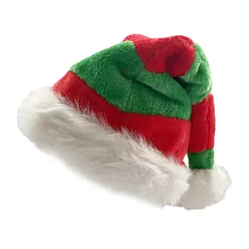 Noel parti şapkaları Noel Gizli Elf Şapka Çocuklar Yetişkin Noel Tatil Santa Şapka Ekose Şapka Noel Yeni Yıl Partisi Malzemeleri