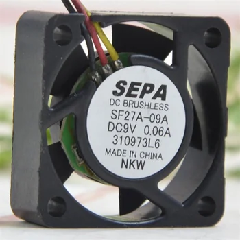 Orijinal SEPA SF27A-09A 2710 9 V / 0.06 A 3-wire sessiz soğutma fanı