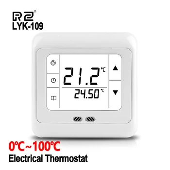 RZ Dijital dokunmatik ekranlı termostat Regülatörü Haftalık Programlanabilir Oda yerden ısıtma termostatı ev sıcaklık kontrol cihazı 16A