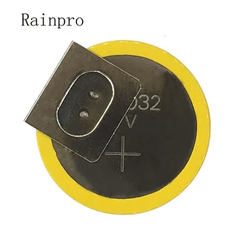 Rainpro 2 adet/GRUP CR2032 3V düğme pil 2032 kaynak ayak yatay üç ayak