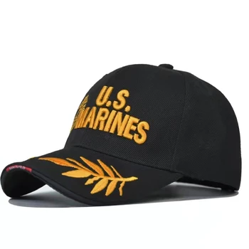 Taktik ABD Marines Kap Moda Erkek Ayarlanabilir beyzbol şapkası ABD Ordusu Şapka Snapback Kapaklar Donanma Mühür Casquette Taktik Kap Gorras