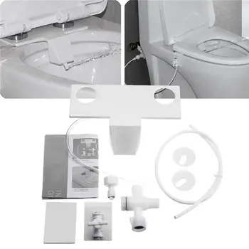 Tuvalet Bide Tatlı Su Püskürtme Memesi Tuvalet Koltuk Eki El Operasyon Olmayan Elektrikli Banyo Shattaf Kiti