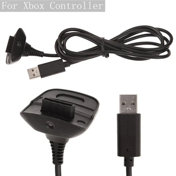 Xbox 360 için Kablosuz Uzaktan Kumanda şarj kablosu 1.5 m USB şarj adaptörü Şarj Yedek Kablolar Xbox 360 Gamepad