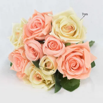 Yapay Gül Çiçek Yüksek Kaliteli Sahte Çiçek İpek Gül yapay çiçek Düğün Doğum Günü Partisi İçin Ev Dekorasyon Malzemeleri